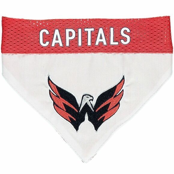Washington Capitals Reversible Hockey Bandana - Pet - Picture 1 of 2